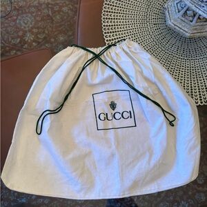 Vintage Gucci Flannel Drawstring Dust Bag Gucci Storage Bag